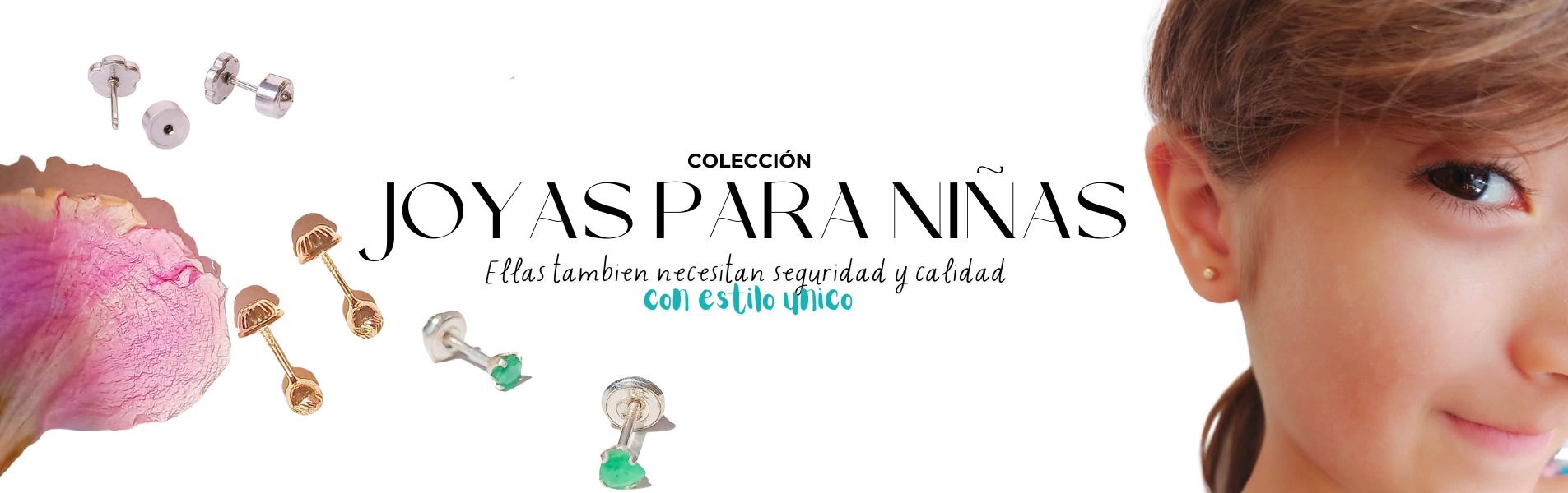 Aros Niñas Bebes Joyas seguras