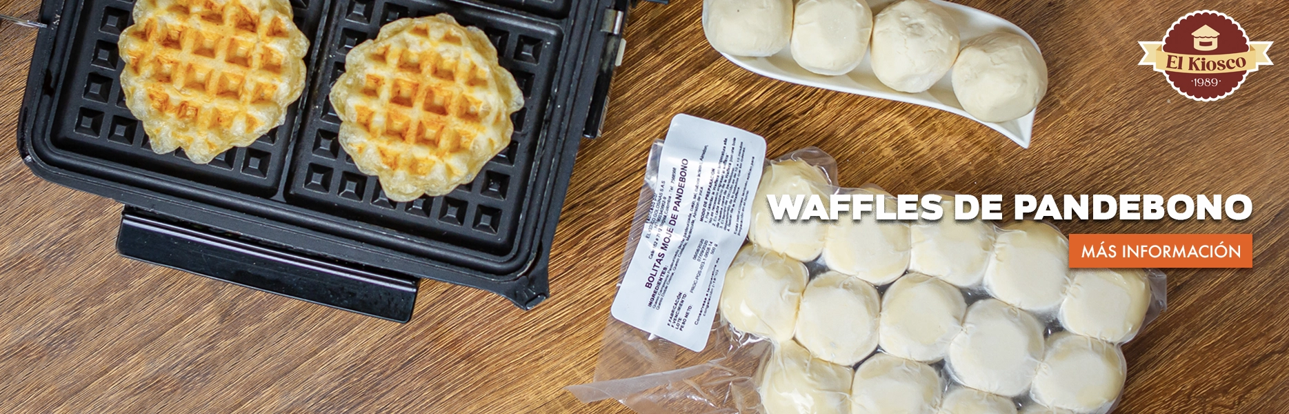 Waffles de pandebono