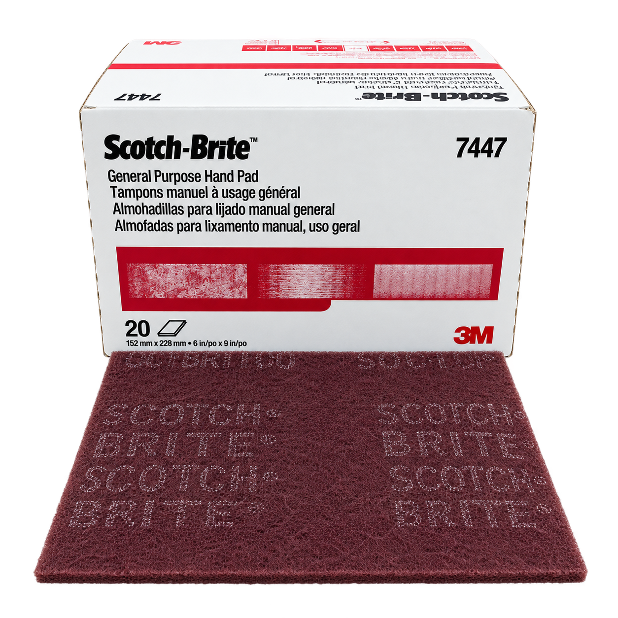 Pañetes Scotch-Brite 7447 para una limpieza efectiva y un acabado uniforme
