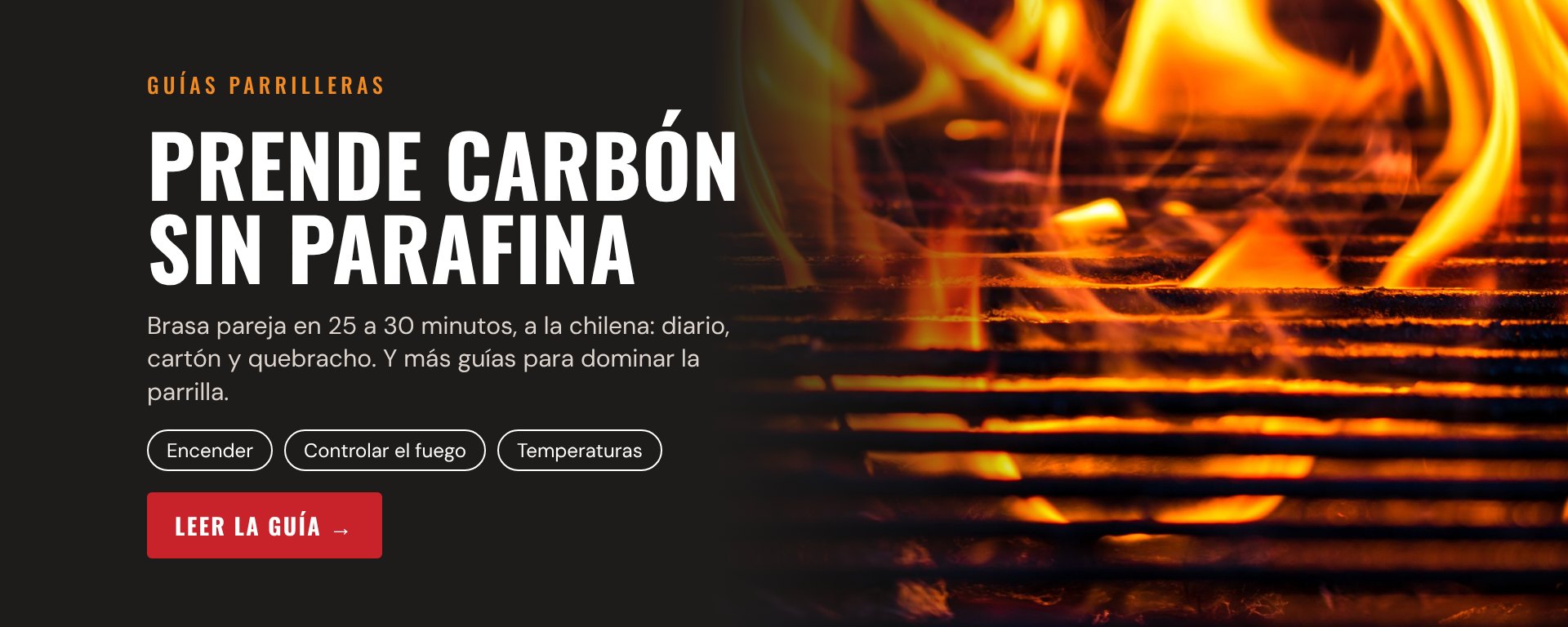 Guía: cómo prender carbón sin parafina