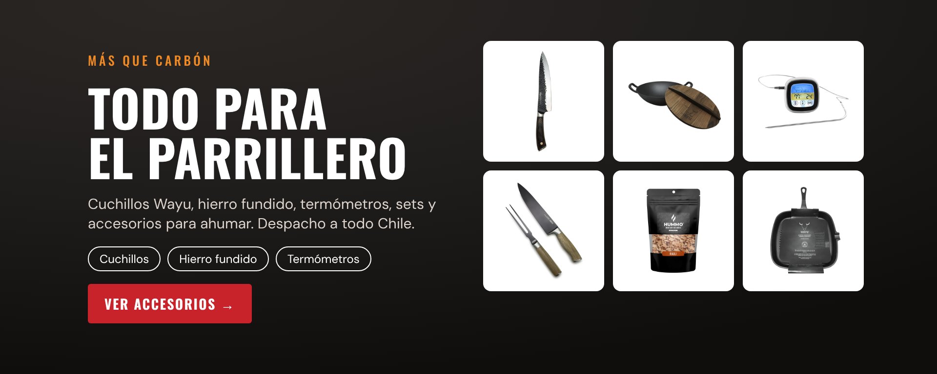 Todo para el parrillero: accesorios