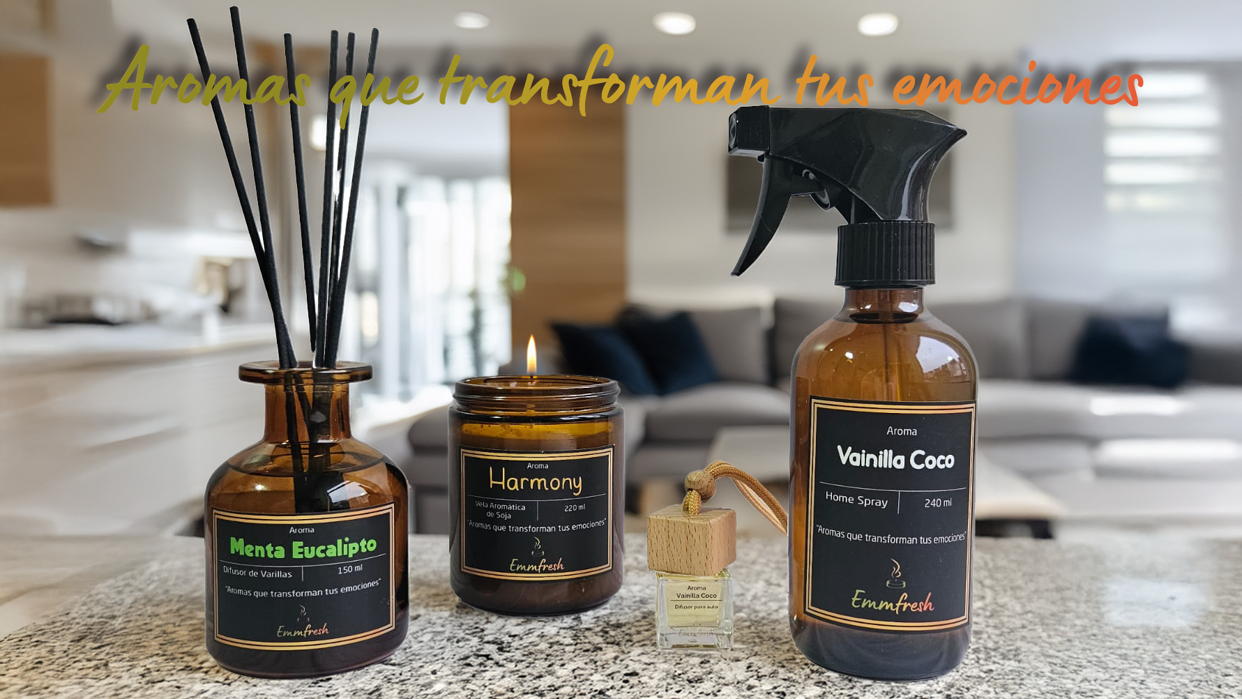 Tienda de Aromatizantes: Velas, Difusores y Home Spray | Emmfresh