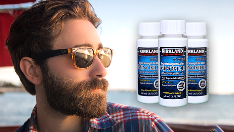 ¿Crecimiento de la barba o cabello?