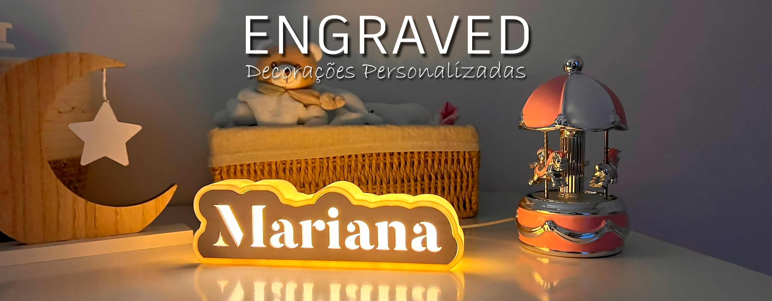 Candeeiro Personalizado com Nome