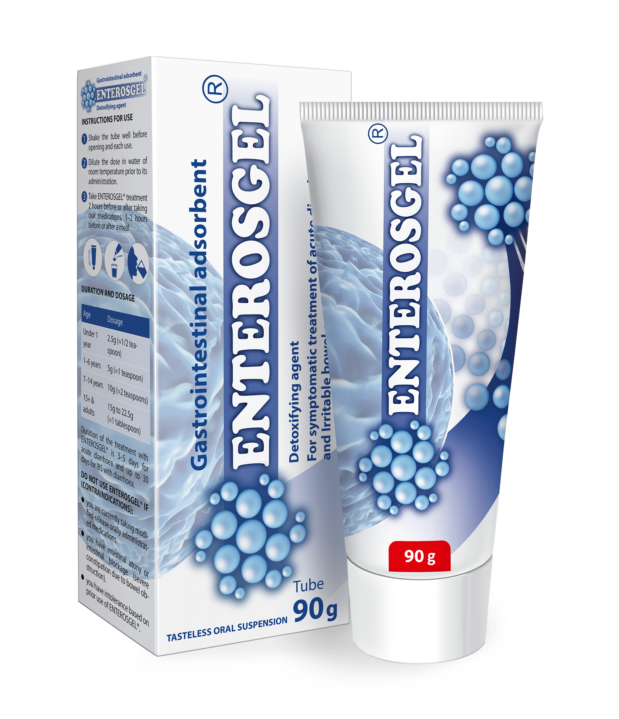 Alivio natural, sin sabor y sin medicamentos para la diarrea