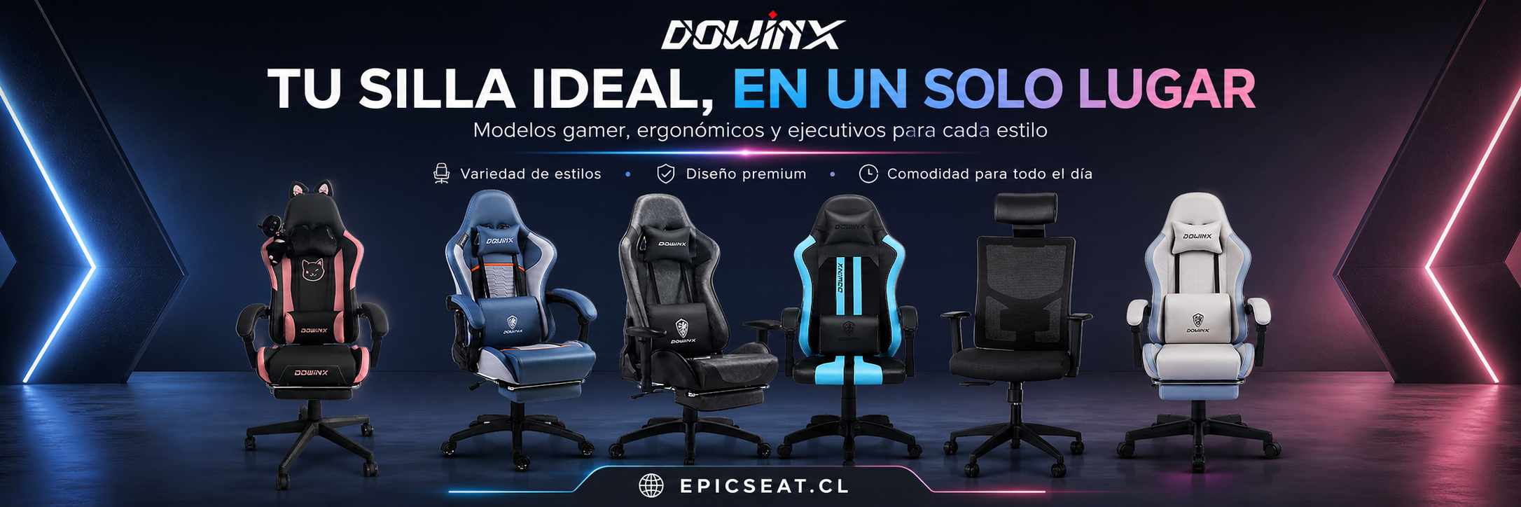 EpicSeat | Sillas Gamer Dowinx y Sillas de Oficina en Chile