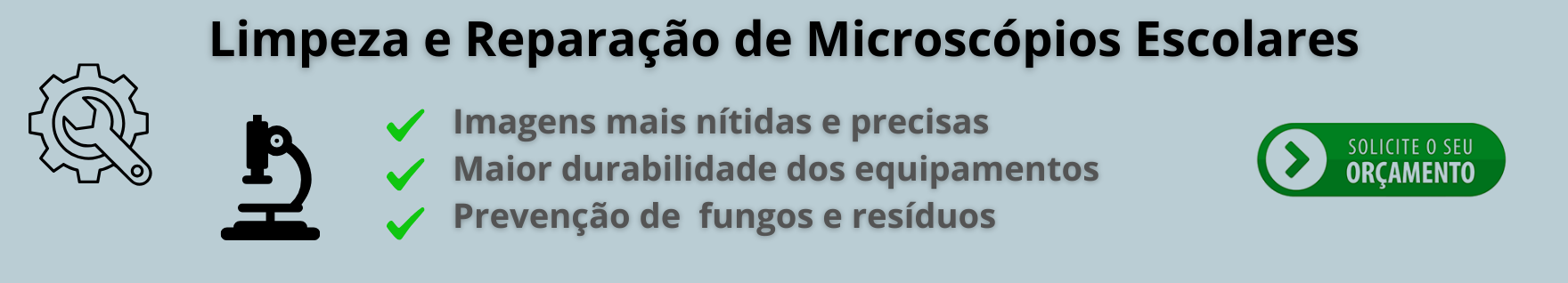 Oferecemos limpeza e reparação profissional de microscópios, garantindo precisão, durabilidade e desempenho ideal para seu equipamento