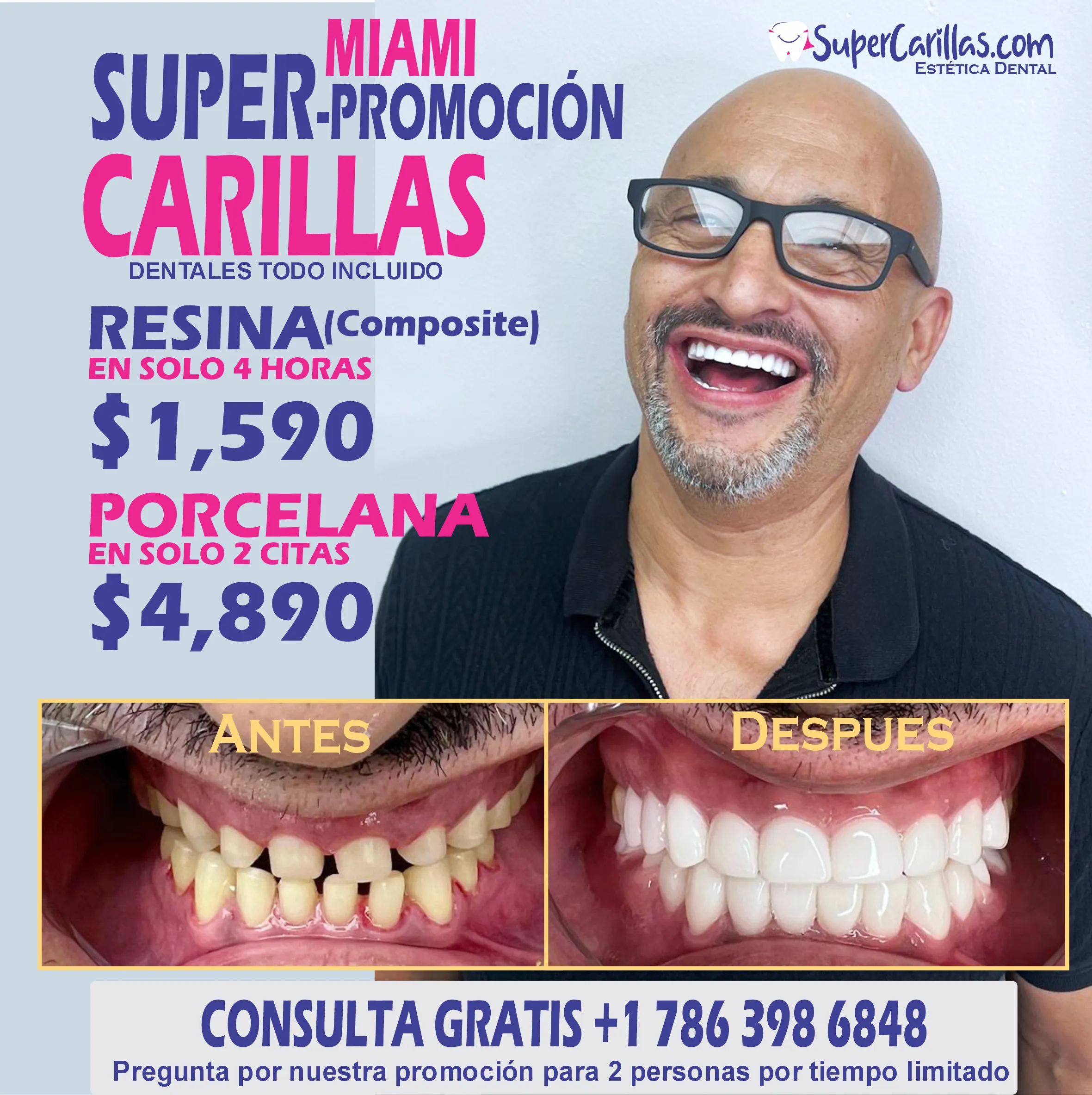 carillas dentaes en miami precios