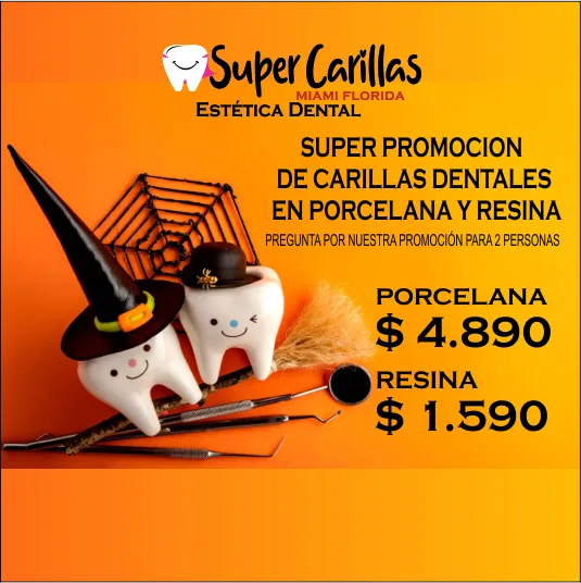 promocion de carillas dentales en porcelana y resina