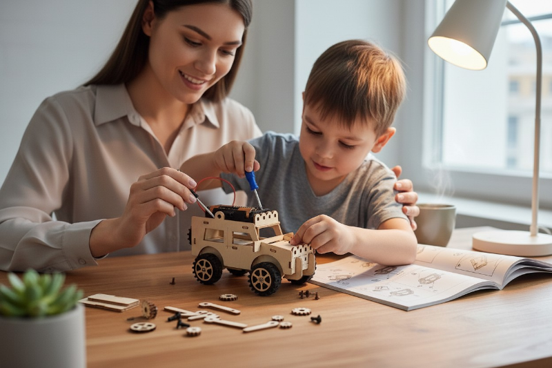 Kits STEM de madera para niños