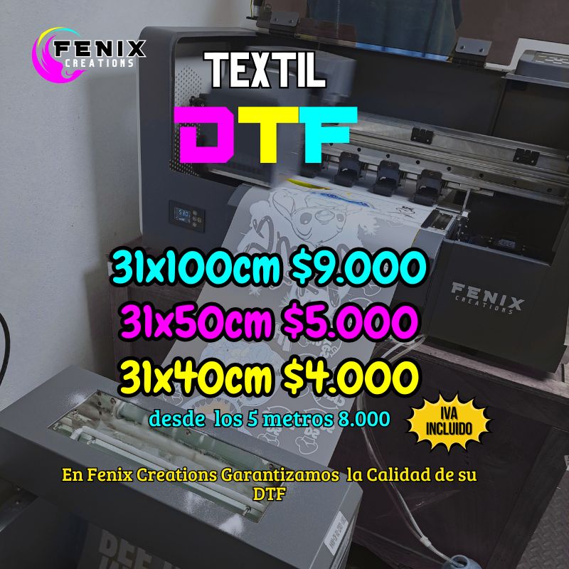 IMPRESION DTF TEXTIL