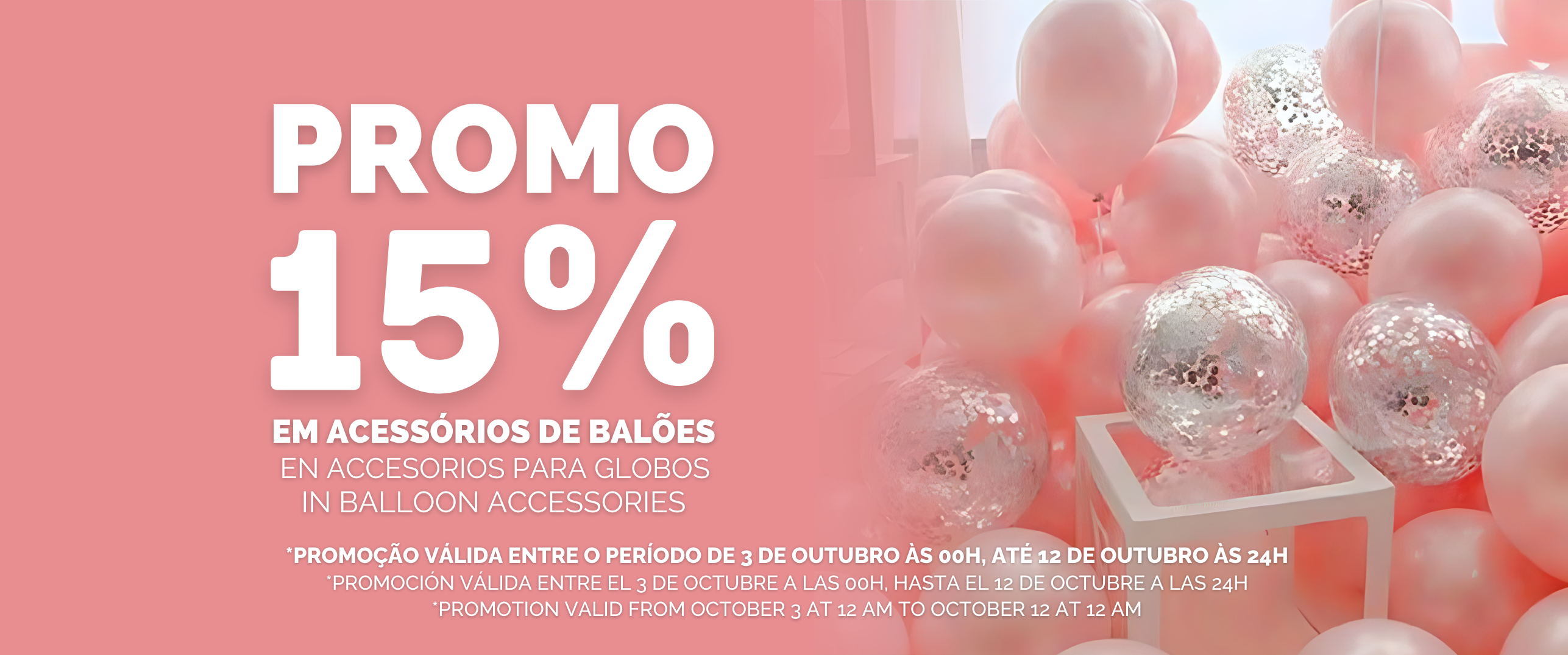 Promo Acessórios Balões