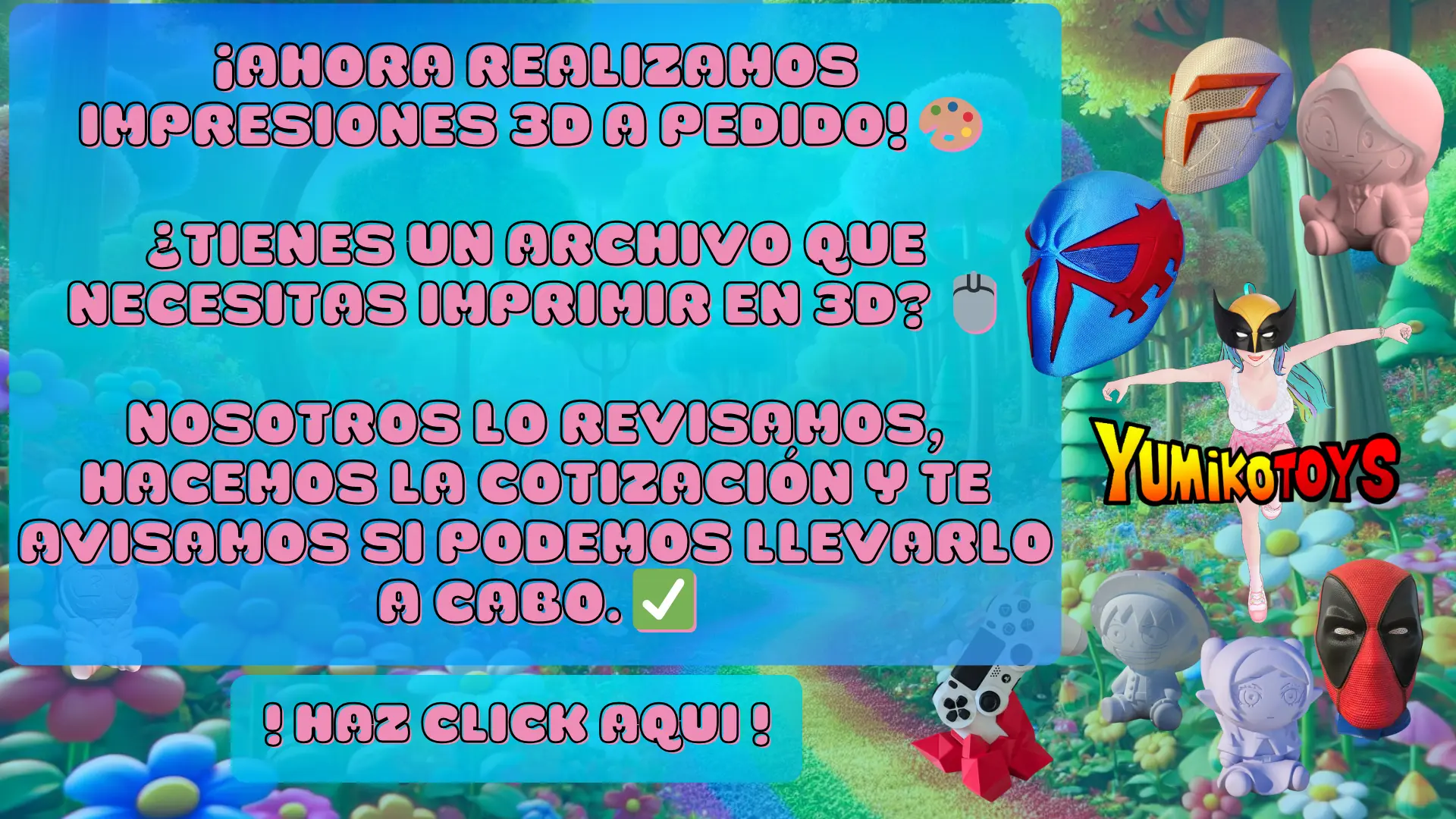 ¡ Realizamos impresiones 3D a pedido !