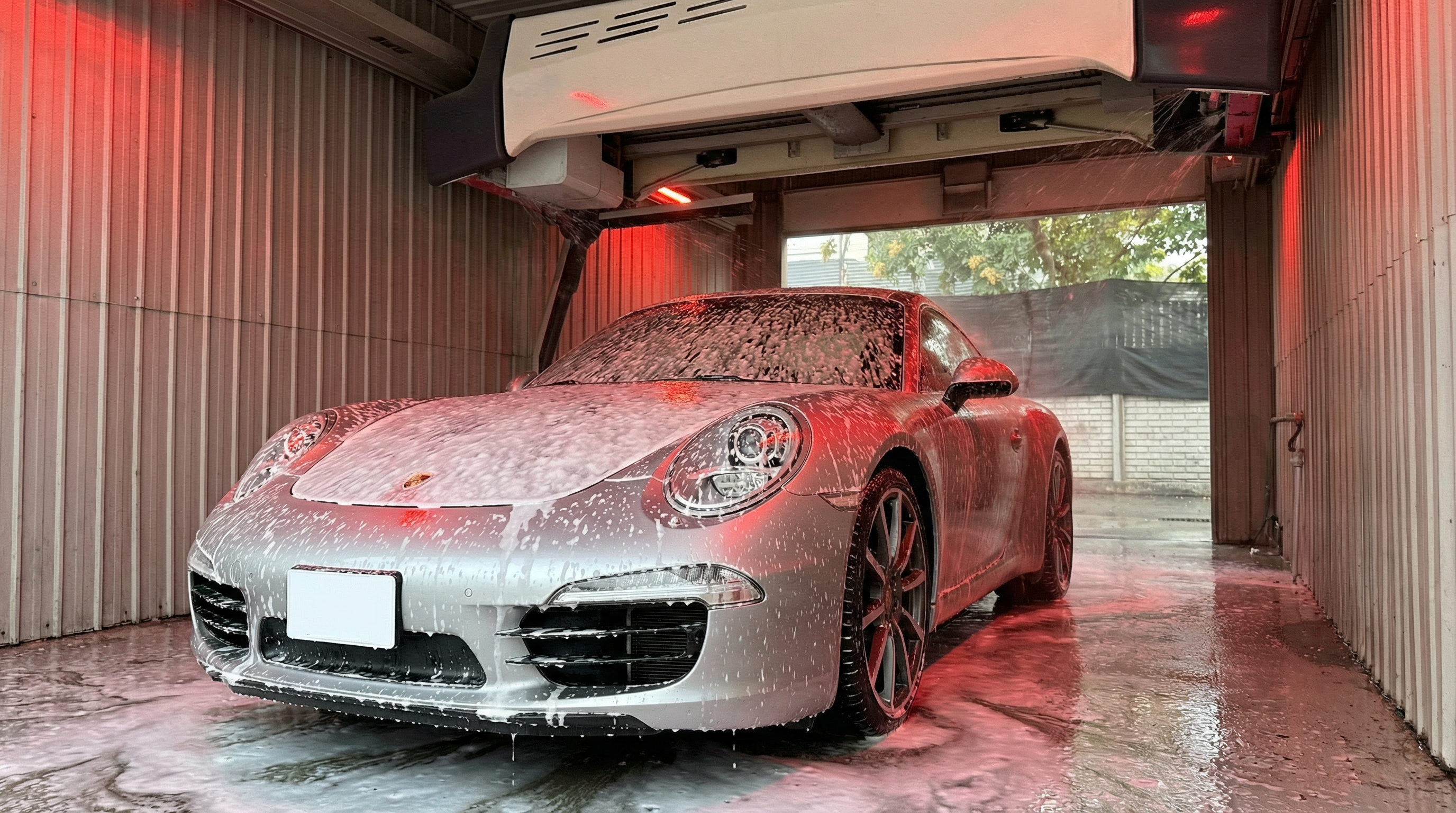 Lavado sin contacto en Vitacura