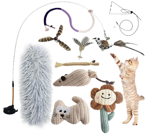 Adquira o conjunto de brinquedos para o seu pet!! 