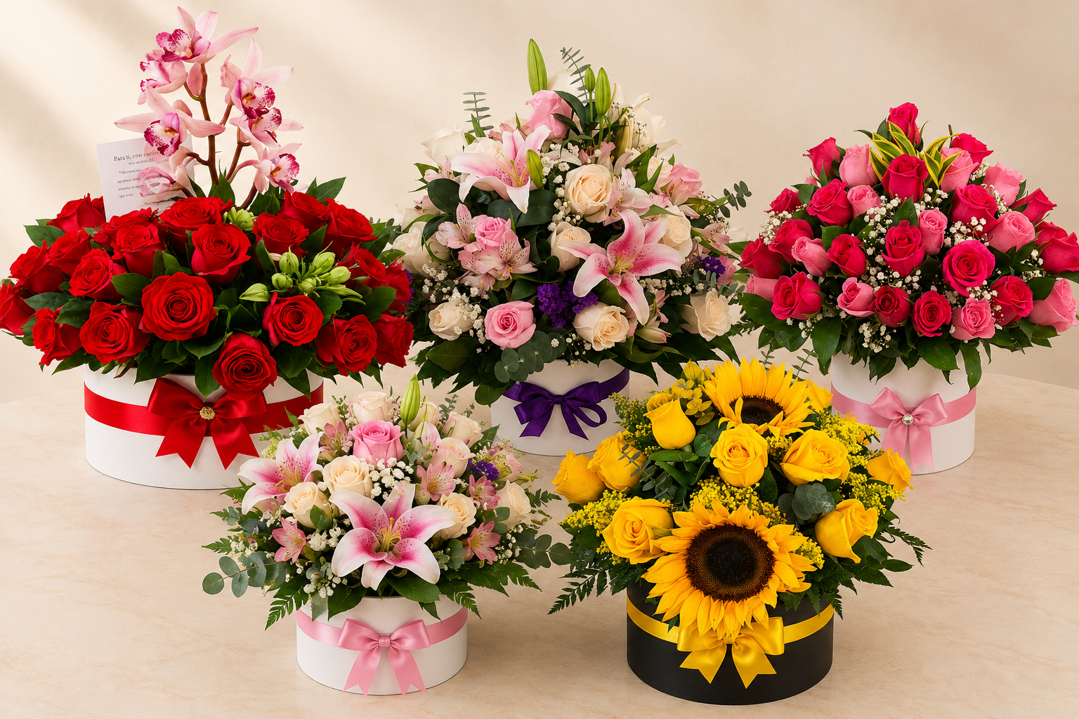 Cajas florales