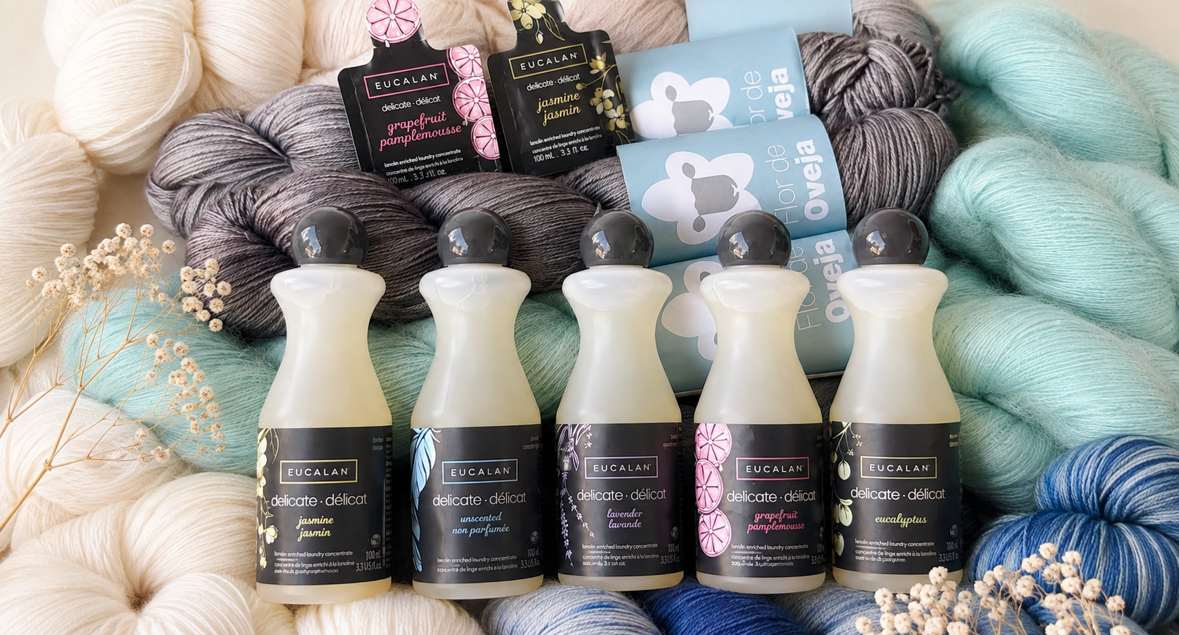 Shampoo Eucalan para el cuidado de tus tejidos