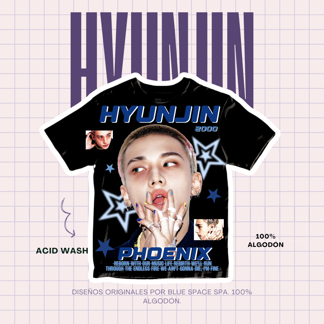 Colección de poleras STRAY KIDS, DTF Premium, Jungkook