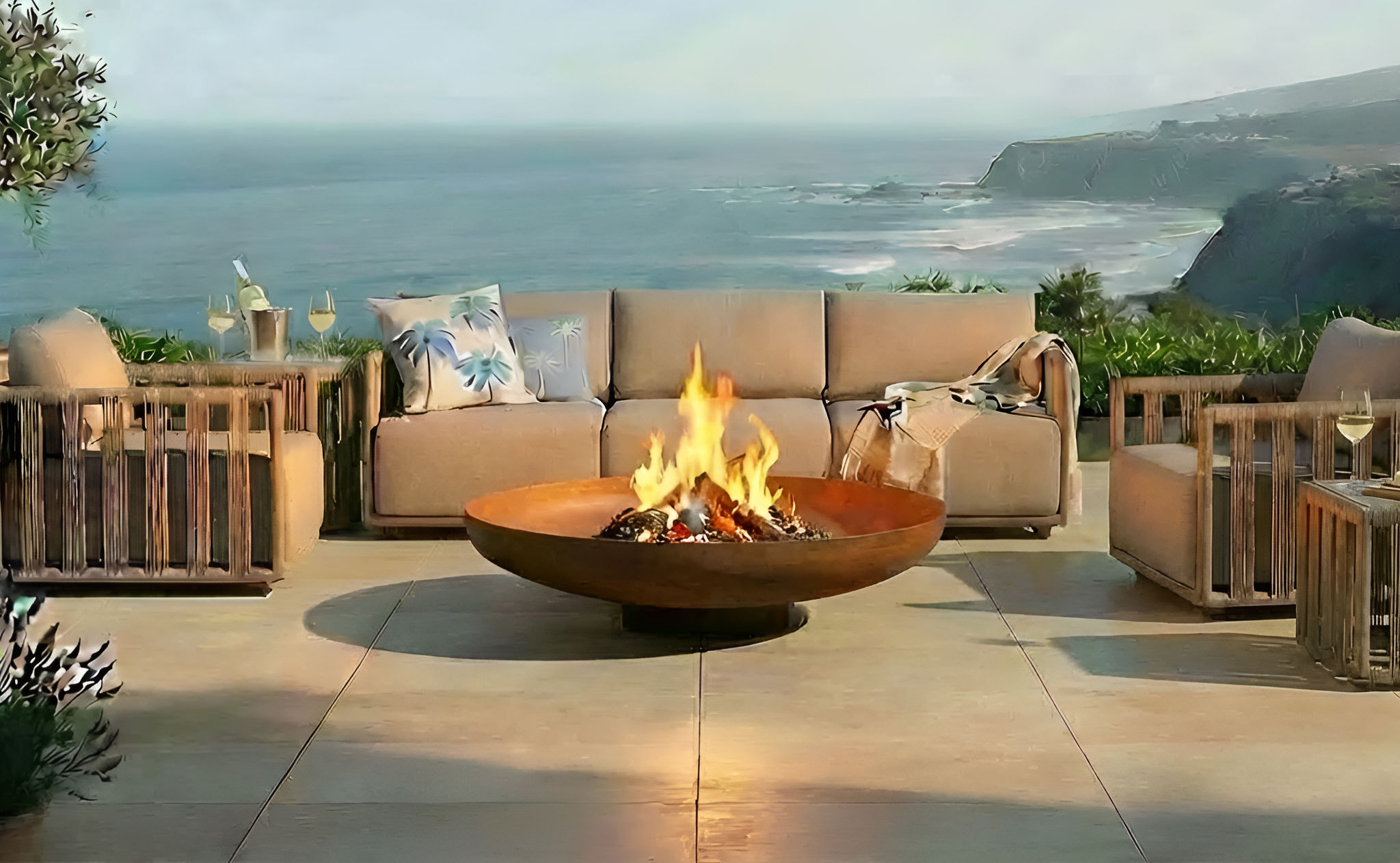 Todo para una terraza cálida y memorable