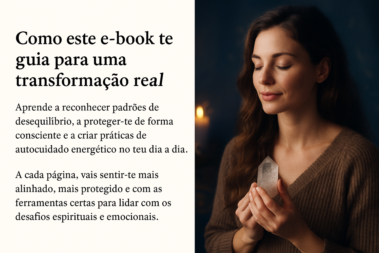 Transformação espiritual com o e-book