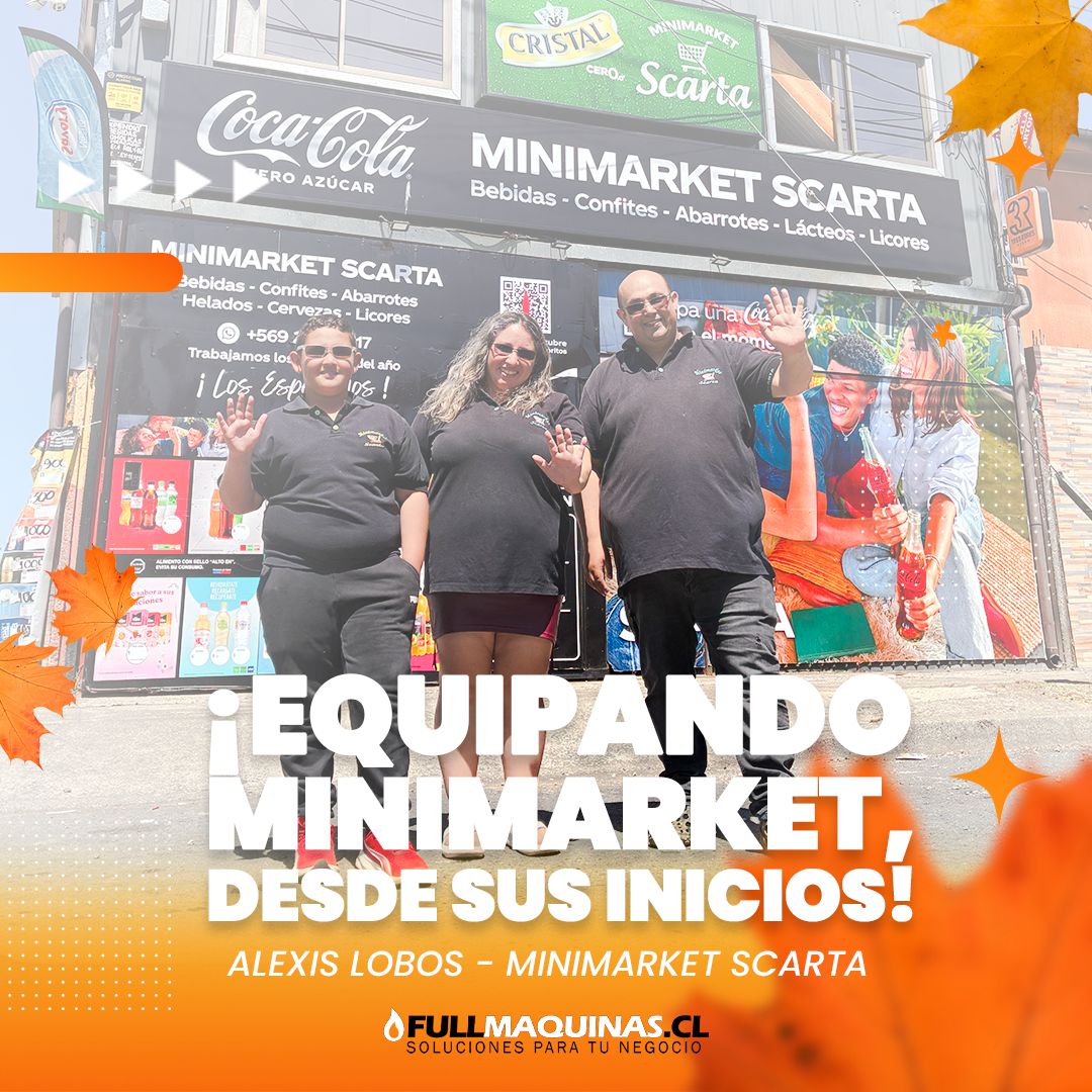 12 AÑOS EQUIPANDO A MINIMARKET SCARTA🔥