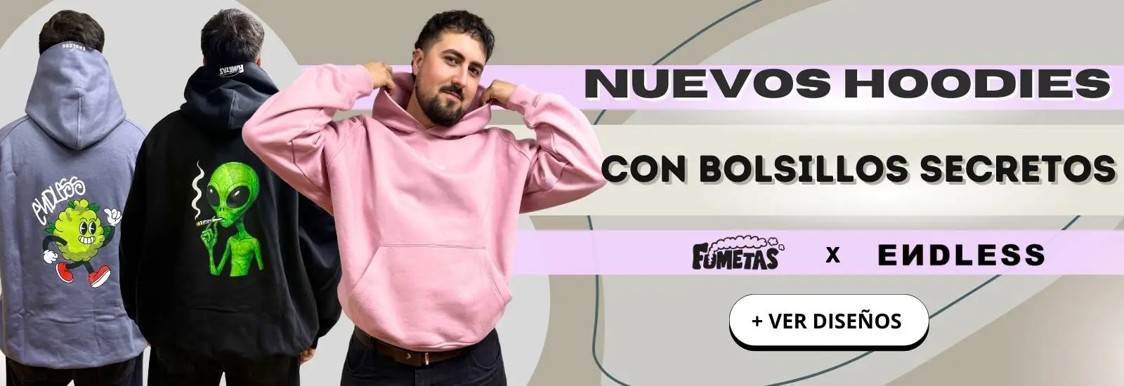 Hoodies Fumetas x Endless