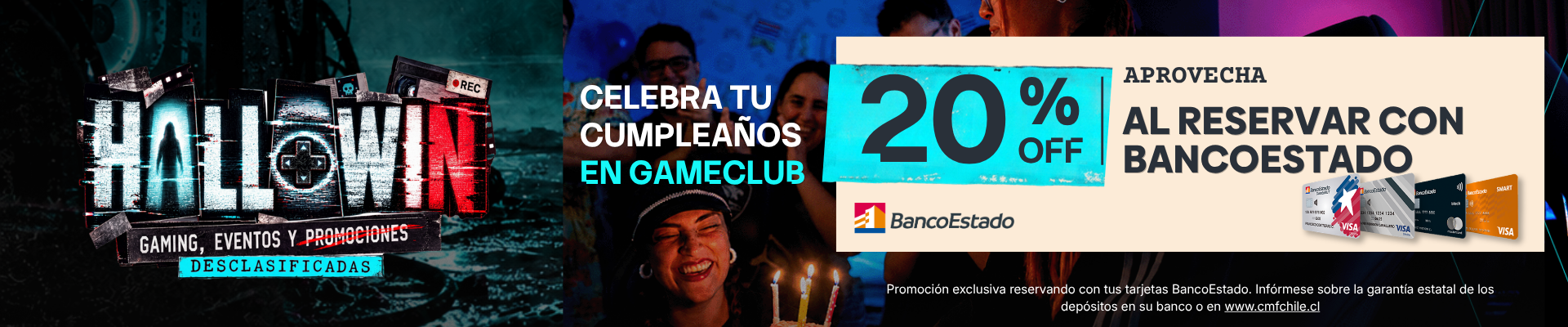 Hallowin cumpleaños GameClub