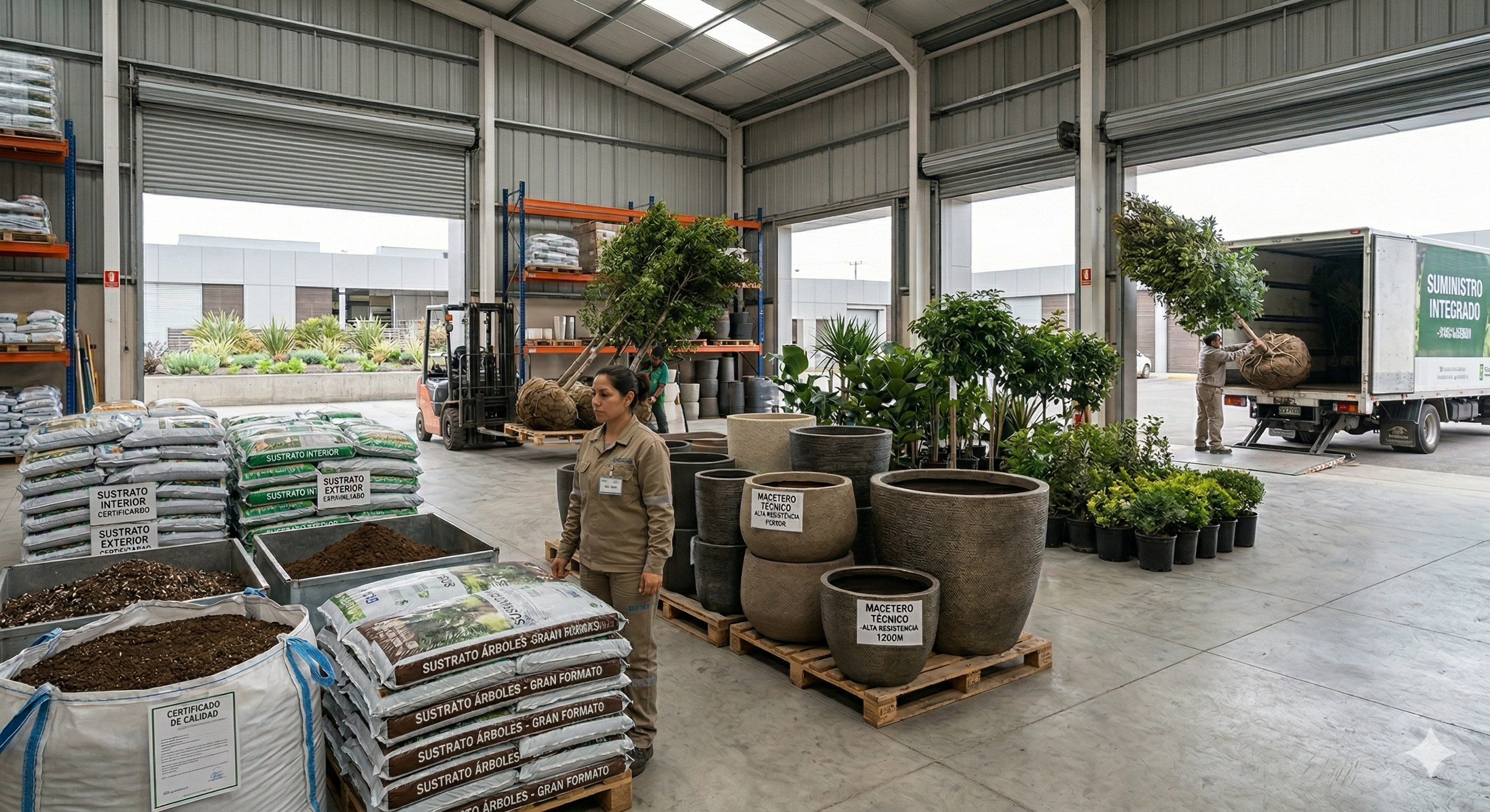 Olvídate de coordinar múltiples proveedores. Nosotros centralizamos todo el suministro del proyecto: