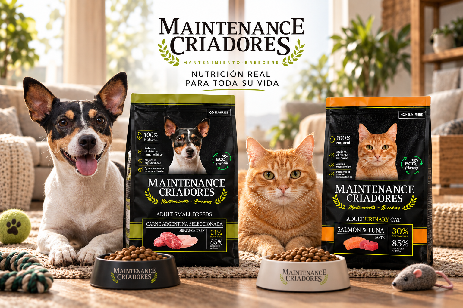Nutrición completa y equilibrada para acompañar a las mascotas en cada etapa