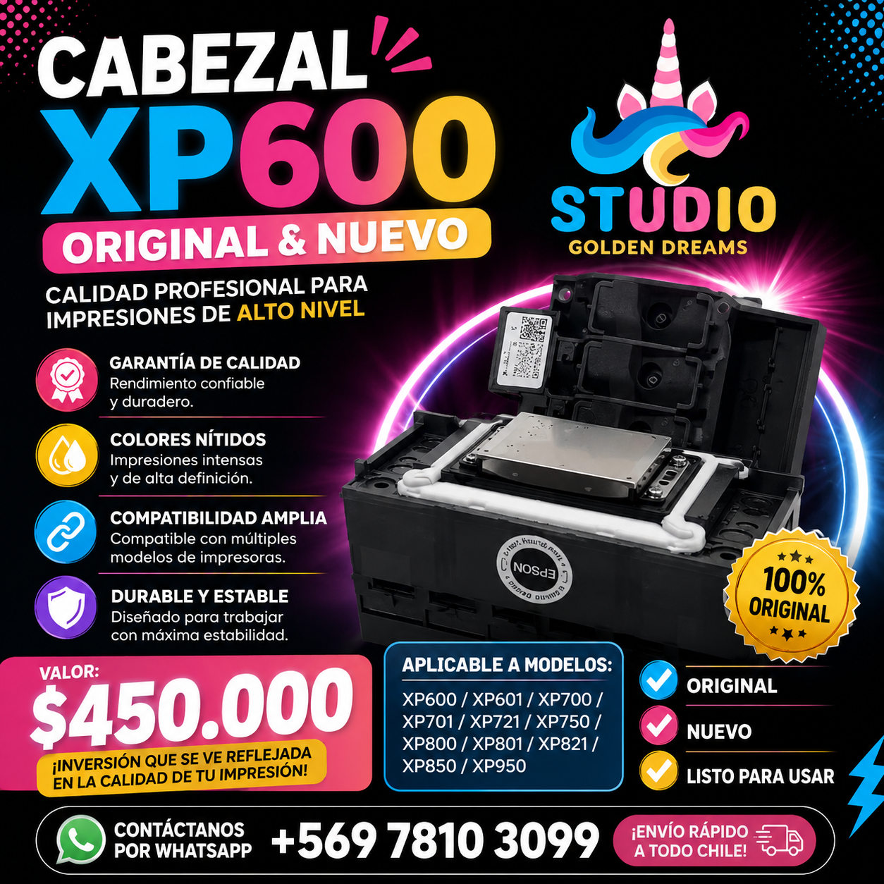 Cabezal Xp600 