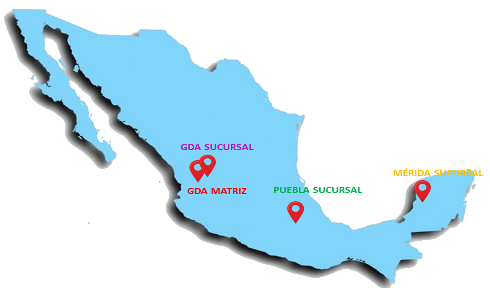 ¡CONOCE NUESTRAS UBICACIONES!