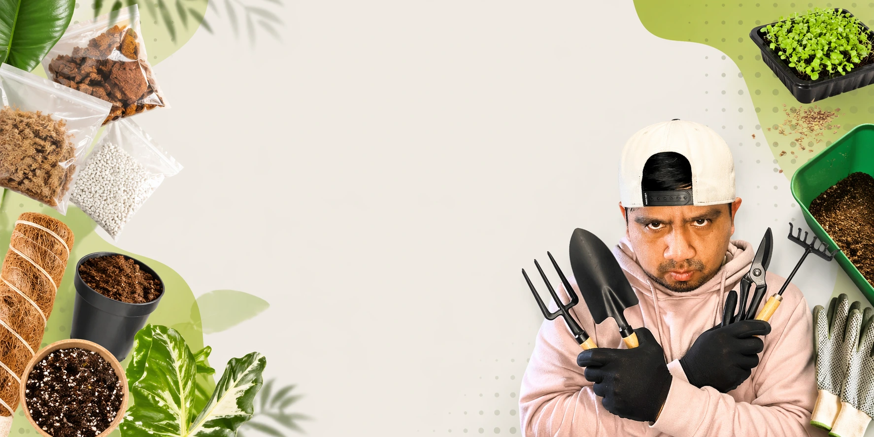 Sustratos Accesorios para plantas