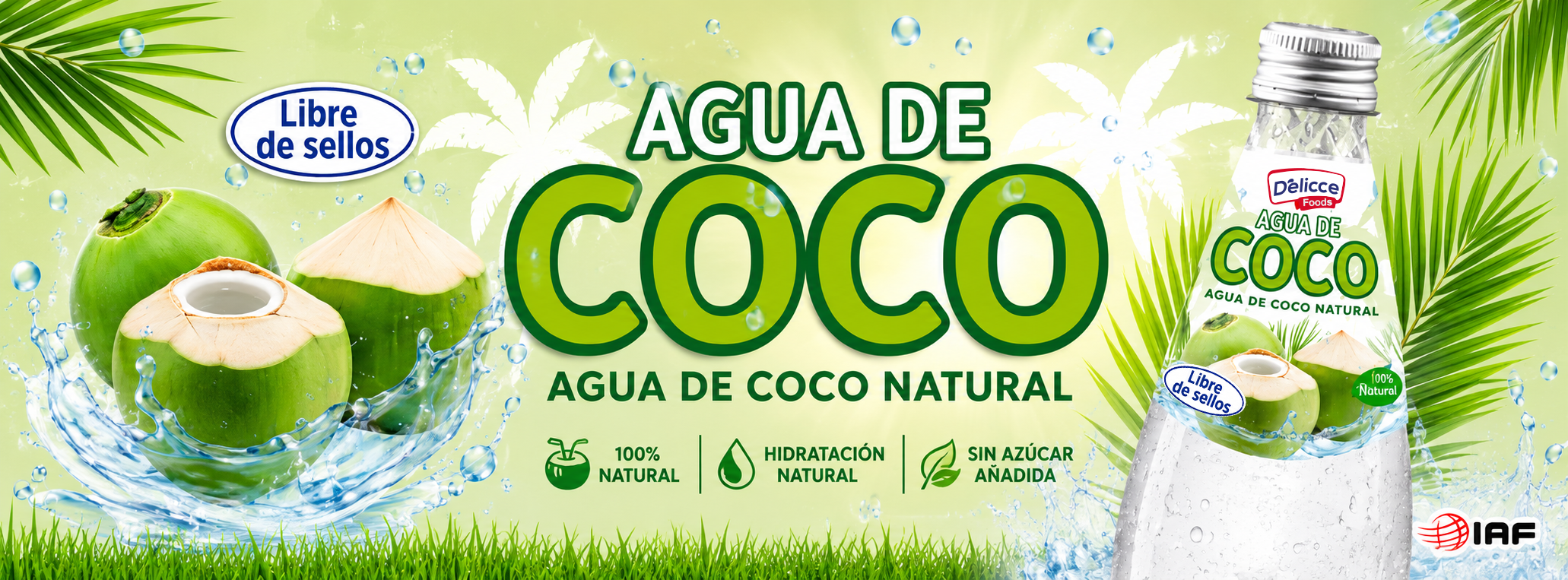 agua de coco delicce
