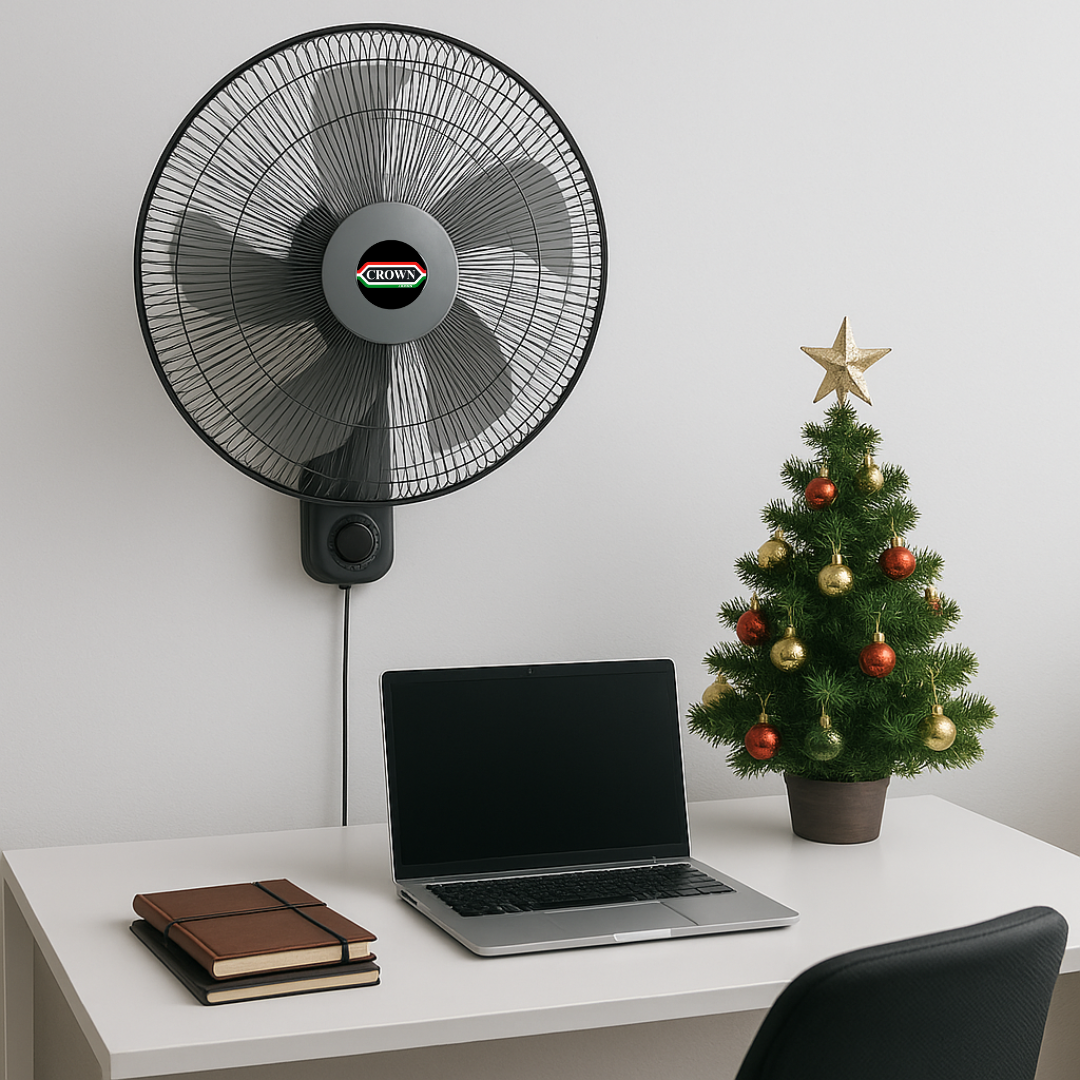 <mark>Ventilador Crown pared a <b>S/129</b></mark><br>