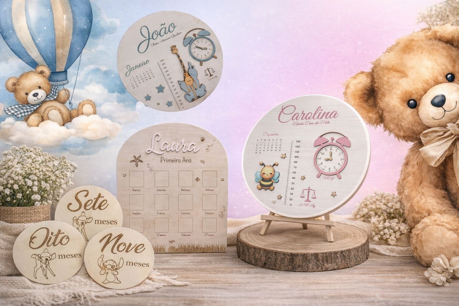 Decorações para bebés