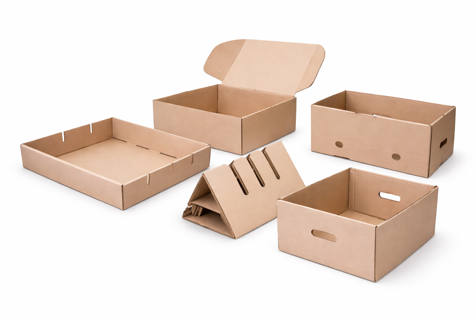Tipos de cajas en las que nos especializamos