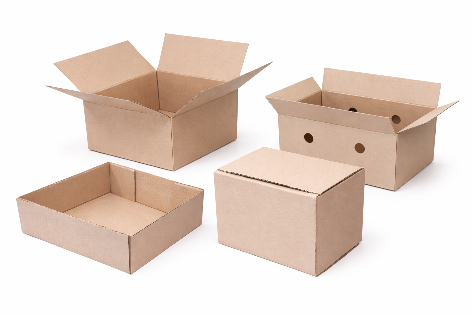 Tipos de cajas en las que nos especializamos