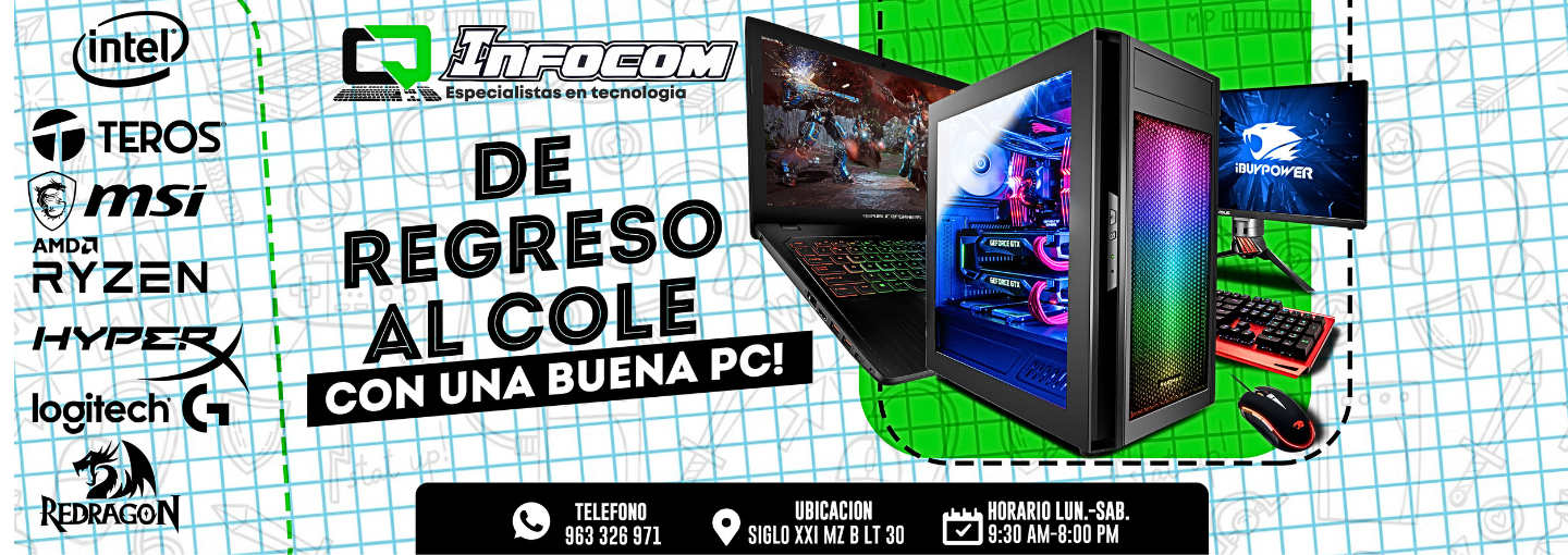 INFOCOM | Venta de Equipos informáticos y tecnología en Ilo