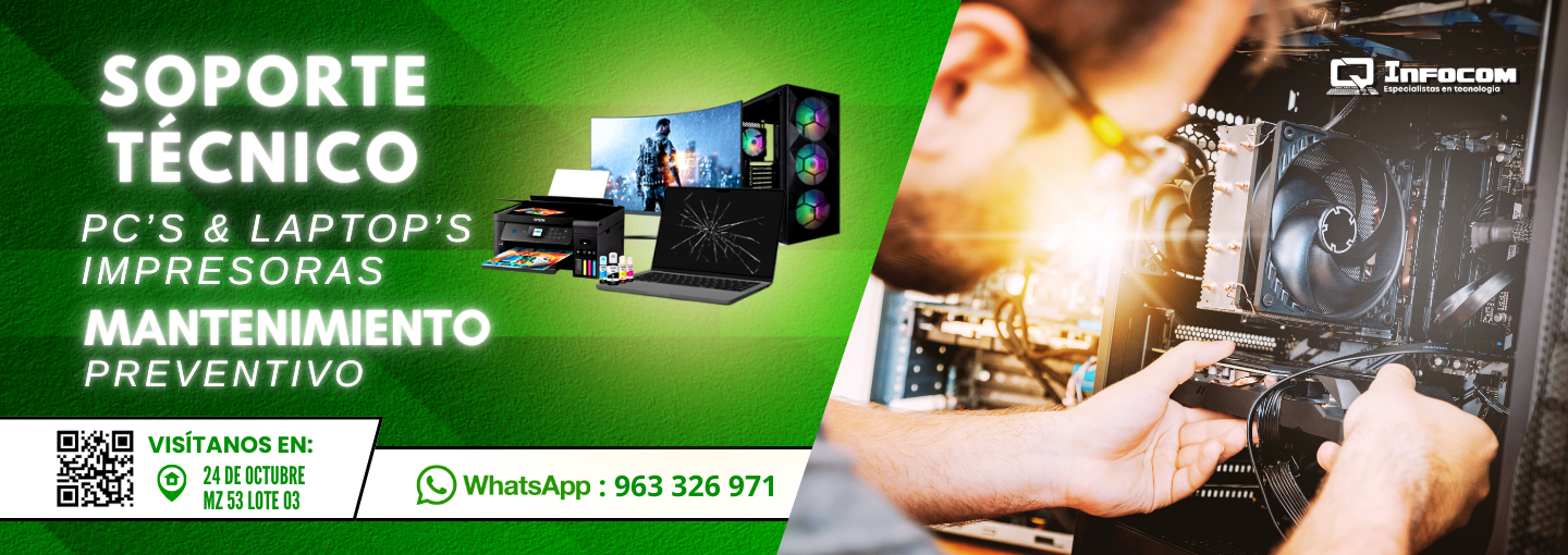 INFOCOM | Venta de Equipos informáticos y tecnología en Ilo