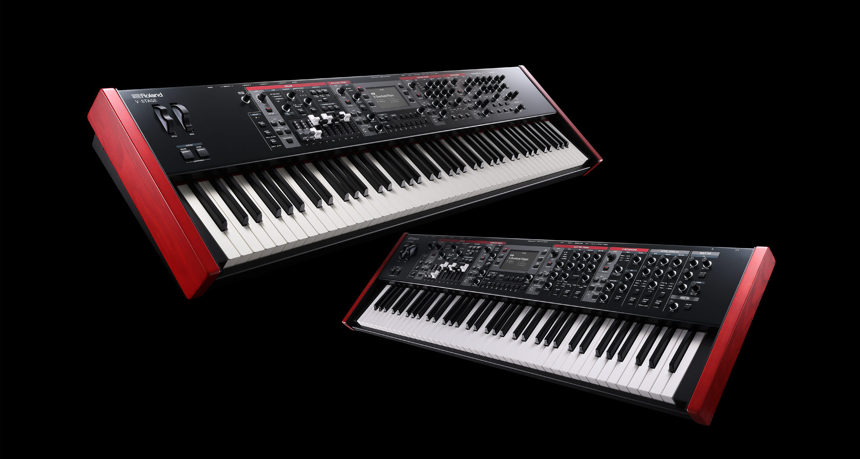 ¡Nuevos ROLAND V-STAGE: La fuerza del sonido en su forma más pura!