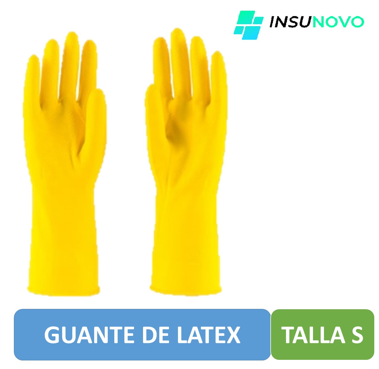 Guante de aseo LAtex amarillo