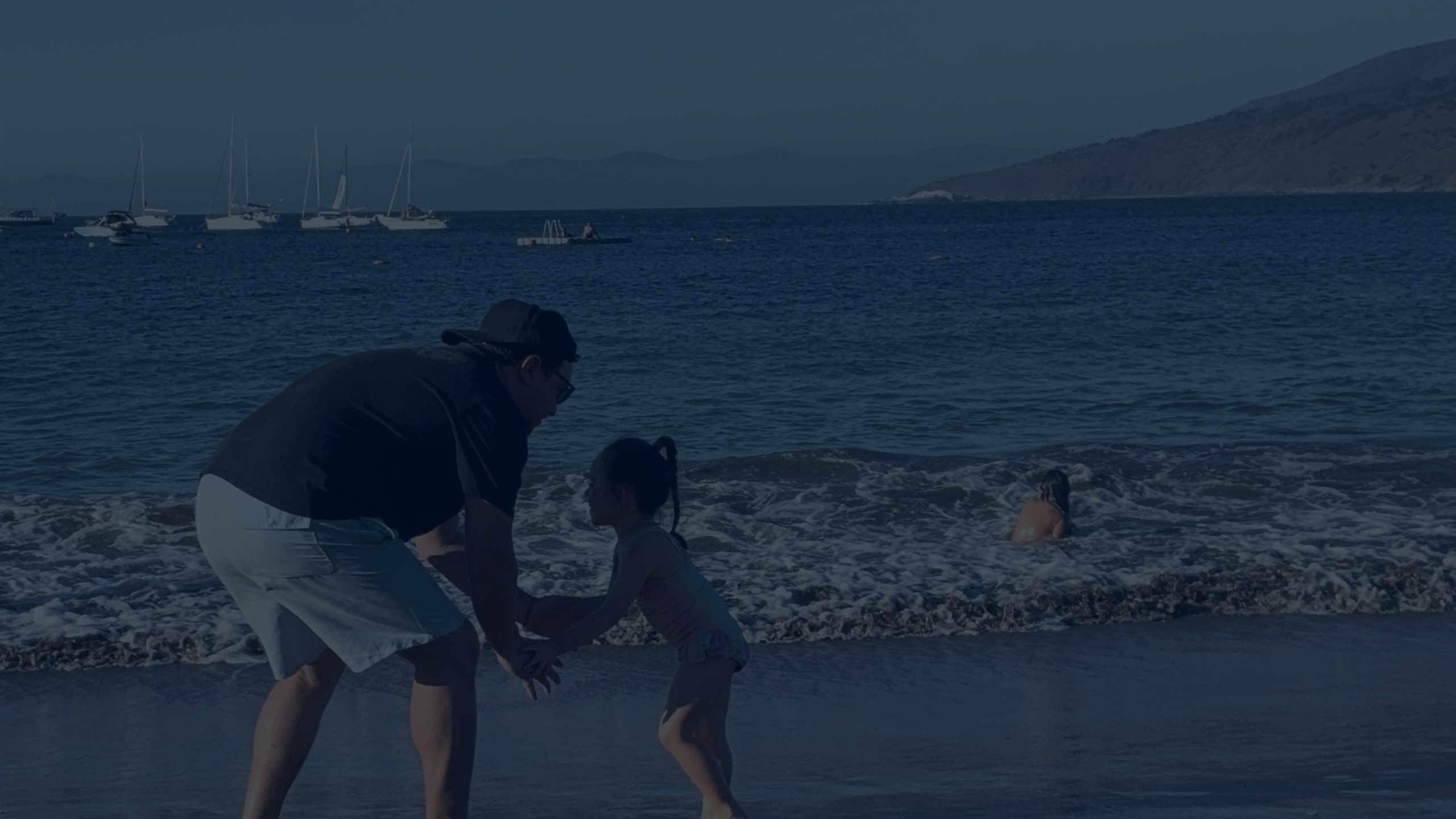 Juan Joshua con su familia