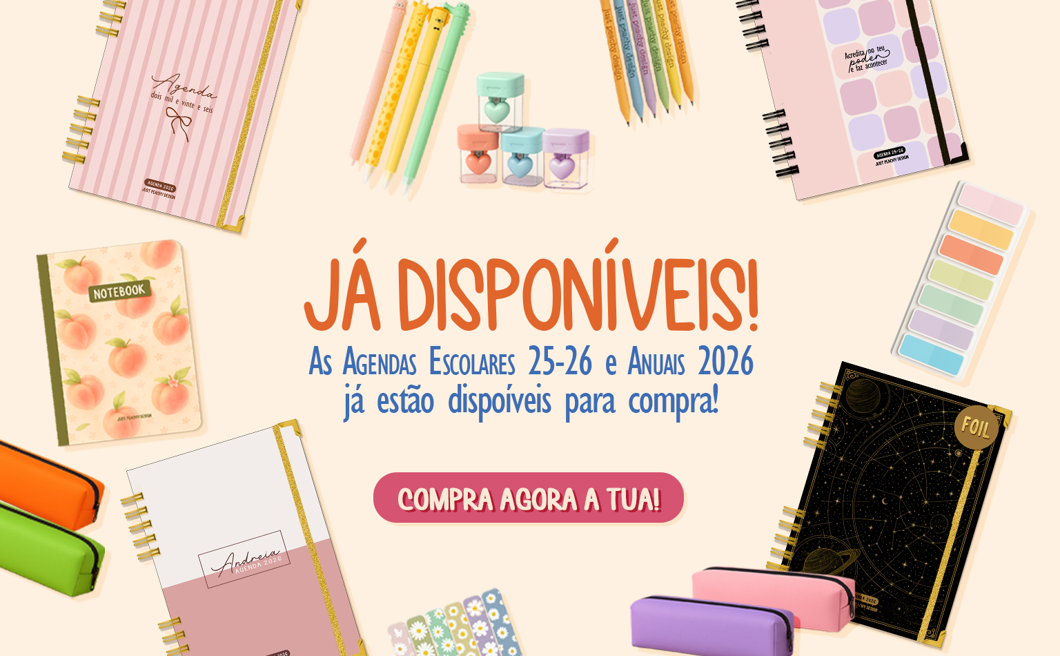Just Peachy Design - Agendas Personalizadas | Agenda de Grávida | Artigos Exclusivos