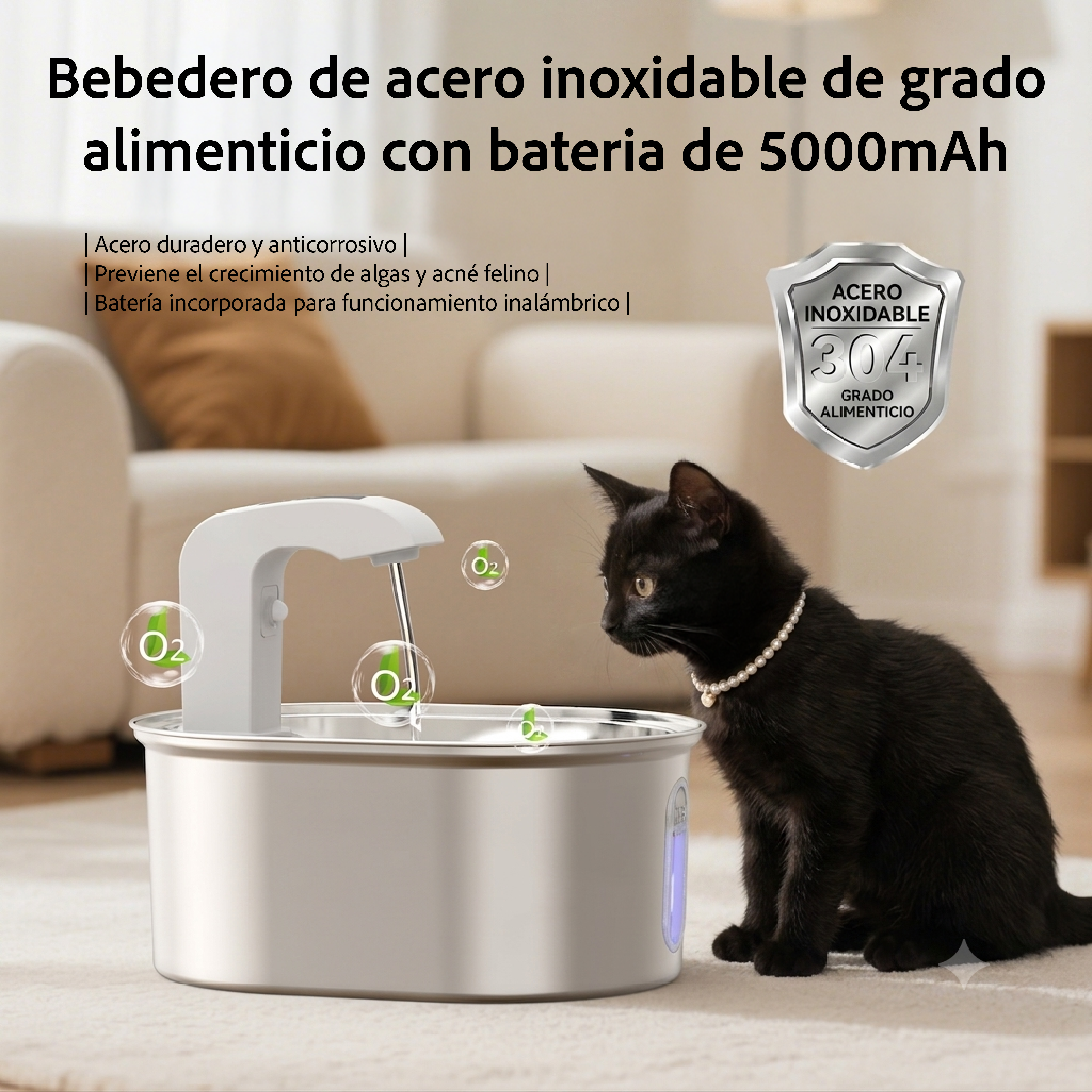 Fuente/Bebedero inalámbrico
