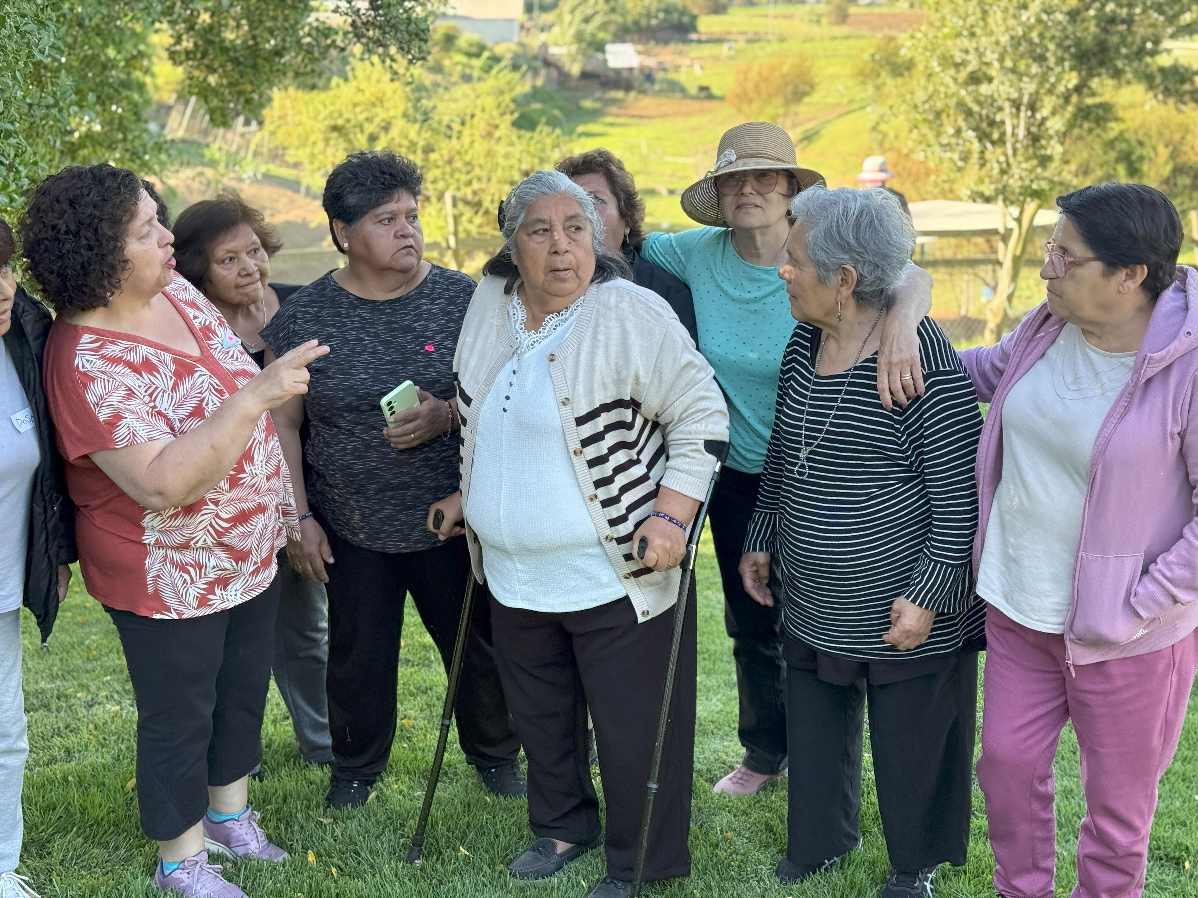 Con el grupo de siempre