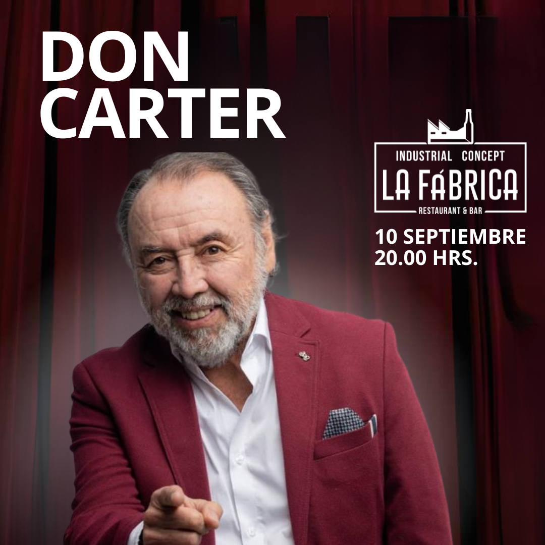 ENTRADAS A DON CARTER 10 SEPTIEMBRE 2026
