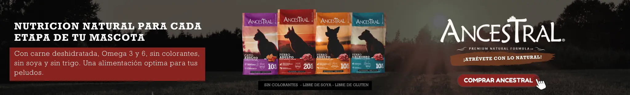 Alimento para perros ancestral