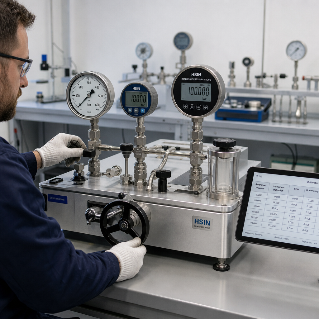 Cómo trabajamos tu calibración de manómetros