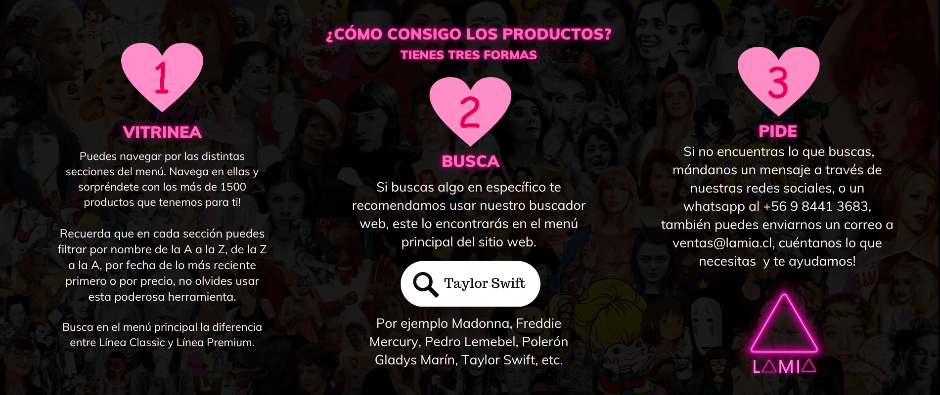 ¿Cómo consigo los productos?