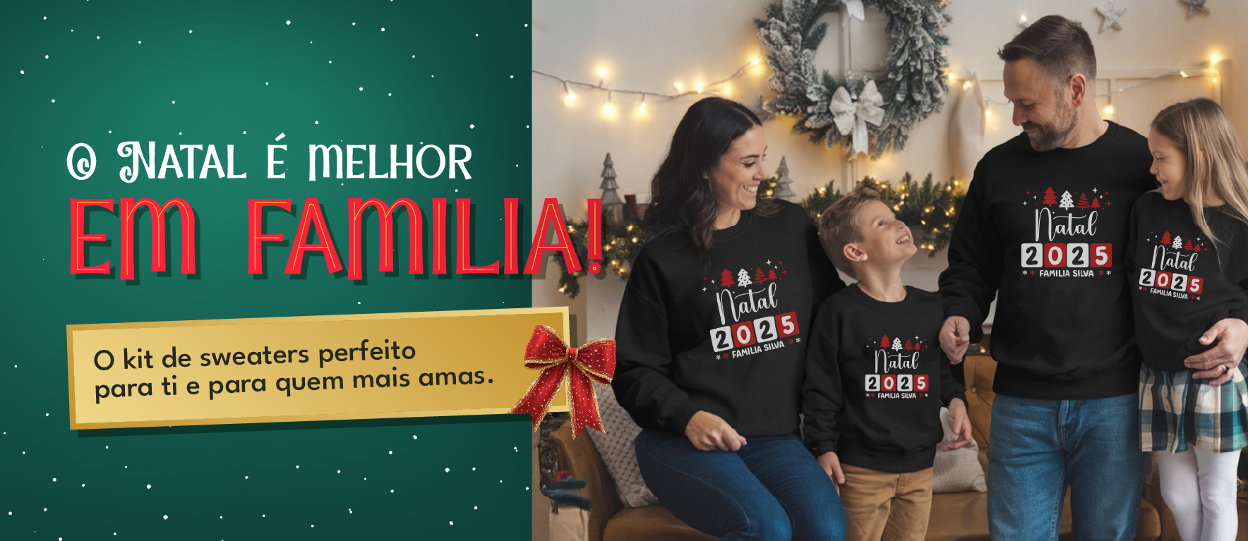 O natal é melhor em familha!